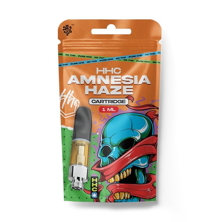 Tschechische CBD HHC-Kartusche Amnesia Haze, 94 %, 1 ml