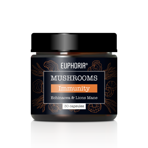 Euphoria Mushrooms Immunity, 30 cápsulas