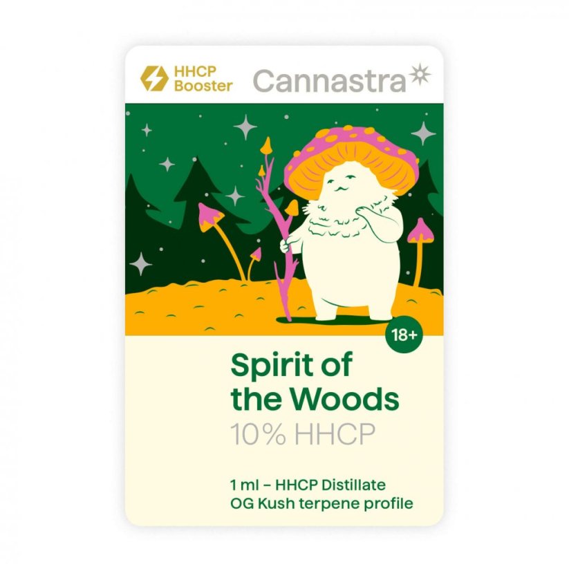 Cannastra HHCP-Patroon Spirit of the Woods (OG Kush), 10 %, 1 ml