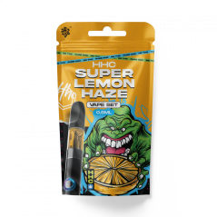 Set CBD HHC ceco Batteria + Cartuccia Super Lemon Haze, 94 %, 0,5 ml