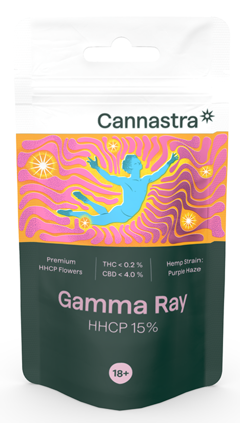 Cannastra HHCP Kvet Gamma Ray (Purple Haze) - HHCP 15 %, 1 g - 100 g
