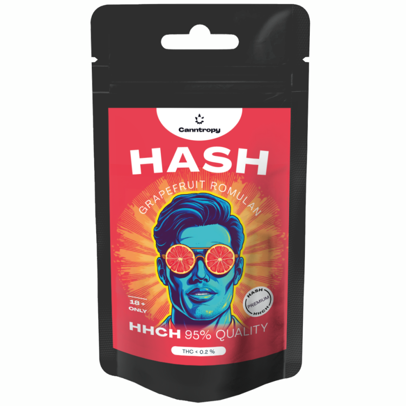 Canntropy HHCH Hash Pomelo Romulano, HHCH 95% calidad, 1 g - 5 g