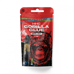 Czeski zestaw CBD HHC Bateria + Kartridż Klej Gorilla, 94%, 1 ml