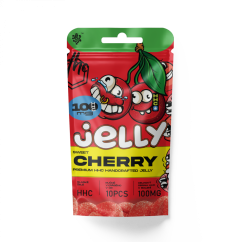 CBD tchèque HHC Jelly Cherry 100 mg, 10 pcs x 10 mg