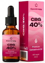 Canntropy CBG Premium kanabinoidų aliejus - 40 %, 4000 mg, 10 ml