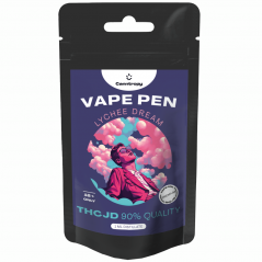 Canntropy THCJD Vape Pen Lychee Dream, THCJD 90% de qualidade, 1 ml