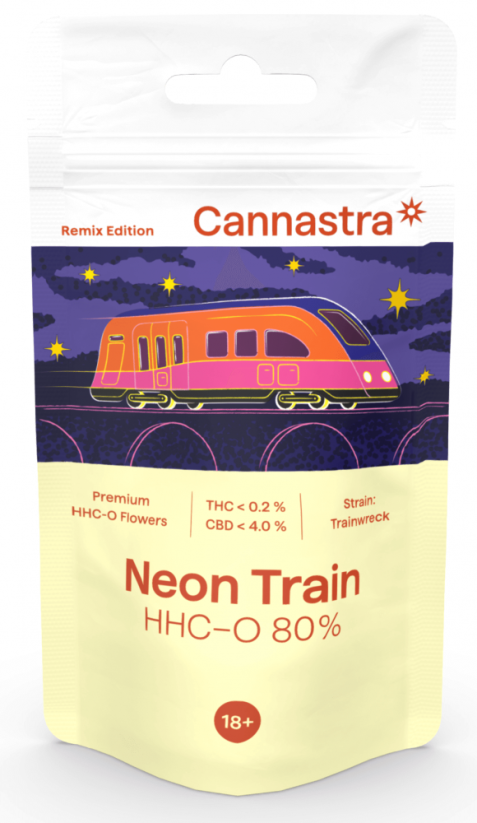 Cannastra HHC-O Kvetinový neónový vlak 80 %, 1 g - 100 g