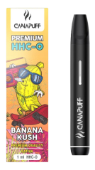 CanaPuff Banana Kush 96 % HHC-O - Egyszer használatos vape pen, 1 ml