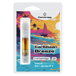 Canntropy THCB kasetė "Caribbean Breeze", THCB 95% kokybės, 1 ml