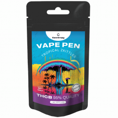 Canntropy THCB Vape Pen Tropical Zkittles, THCB 95% kvalitāte, 1ml