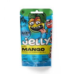 Cehă CBD HHC Jelly Mango 100 mg, 10 buc x 10 mg