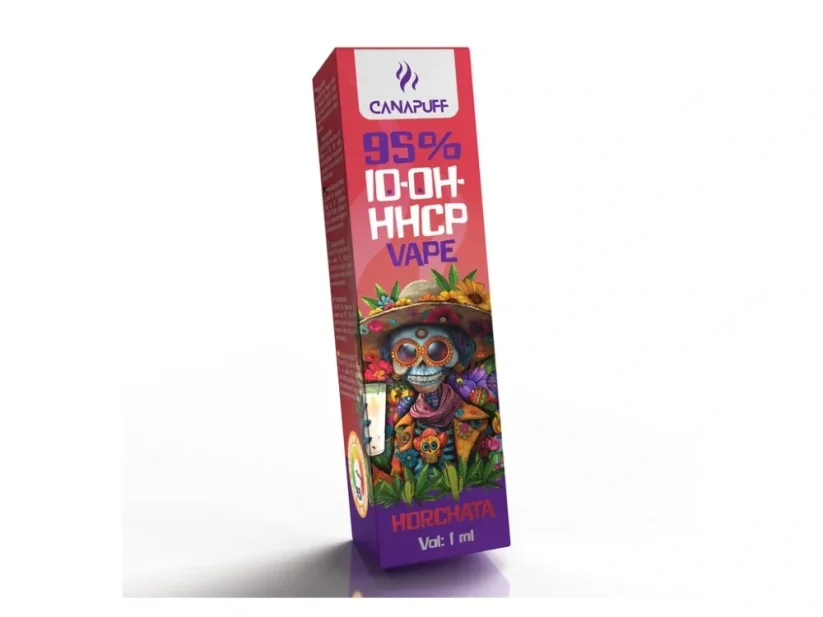 CanaPuff 10-OH-HHCP Kertakäyttöinen Vape Pen Horchata, 10-OH-HHCP 95 %, 1 ml