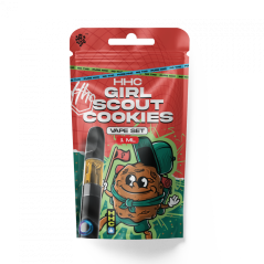 Tschechisches CBD HHC Set Batterie + Kartusche Girl Scout Cookies, 94 %, 1 ml