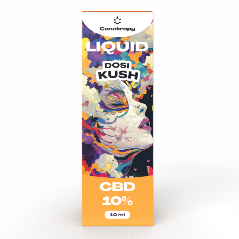 Canntropy CBD Vloeibare Dosi Kush, CBD 10%, 10 ml