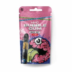 Τσέχικο φυσίγγιο CBD HHC Bubble Gum, 94 %, 1 ml