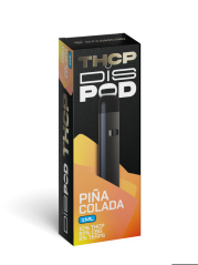 Český CBD THCP Vape Pen disPOD Piña Colada 10% THCP, 82% CBG, 1 ml