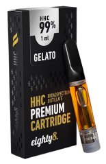 Eighty8 HHC Cartuccia Gelato - 99 % HHC, 1 ml