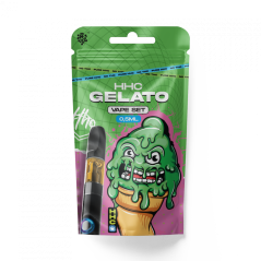 Set CBD HHC ceco Batteria + Cartuccia Gelato, 94 %, 0,5 ml