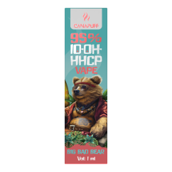 CanaPuff 10-OH-HHCP engångsvapenpenna Big Bad Bear, 10-OH-HHCP 95 %, 1 ml