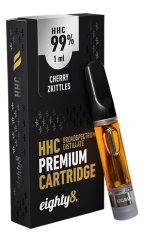 Eighty8 HHC kartuša Cherry Zkittles - 99 % HHC, 1 ml