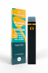 Canntropy HHC-P-O Blend Vape Pen Bubba Kush, HHC-P 1 %, HHC-O 30 %, CBD 50 %, CBN 10 %, 1 ml