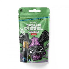 Tschechisches CBD HHC Set Batterie + Kartusche Sour Diesel, 94 %, 1 ml