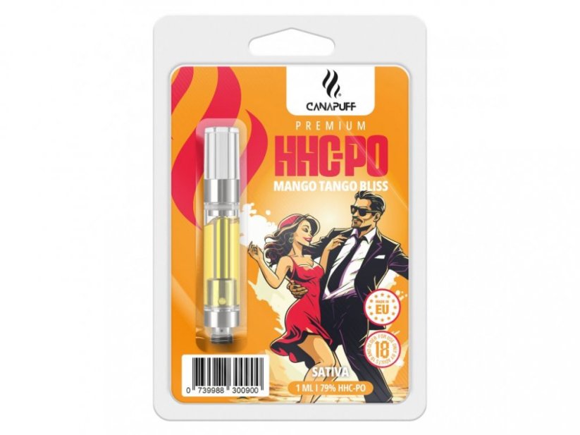 CanaPuff HHCPO kazeta Mango Tango Bliss, HHCPO 79 %, 1 ml