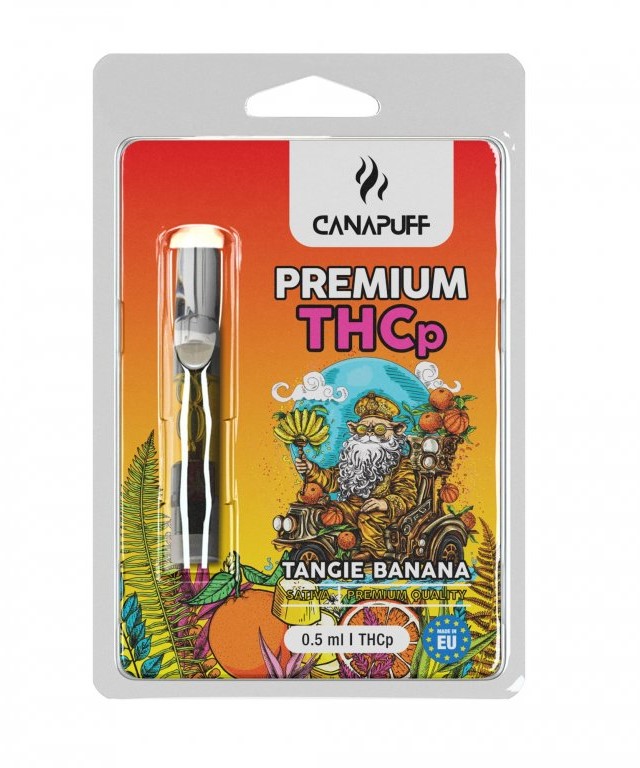 CanaPuff THCP Cartridge Tangie Banana, 79% THCP, 0,5 ml