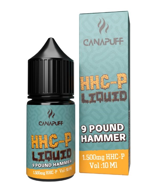 CanaPuff HHCP nestemäinen 9 punnan vasara, 1500 mg, 10 ml