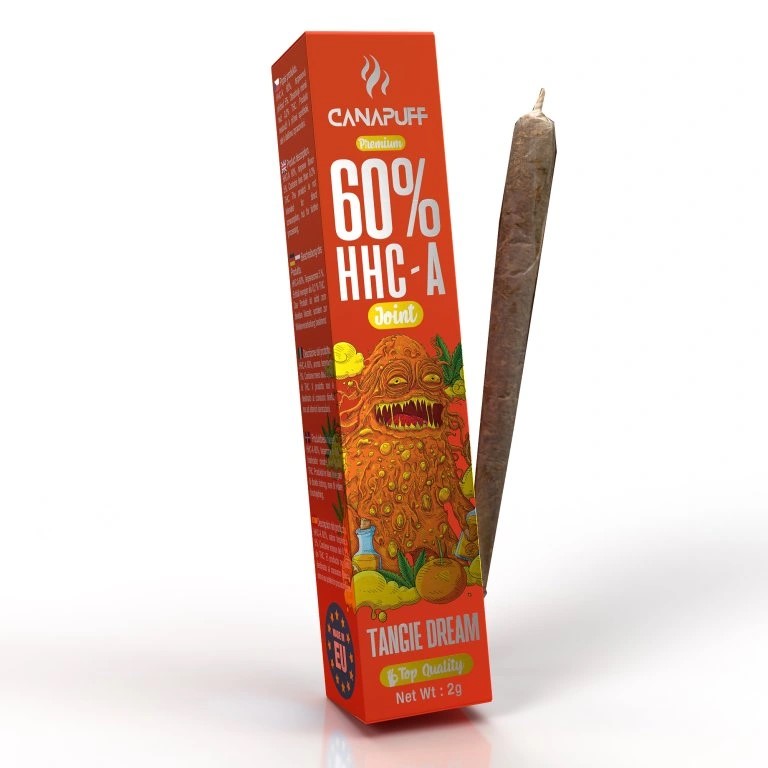 "CanaPuff HHCA Preroll Tangie Dream", HHCA 60 %, 2 g