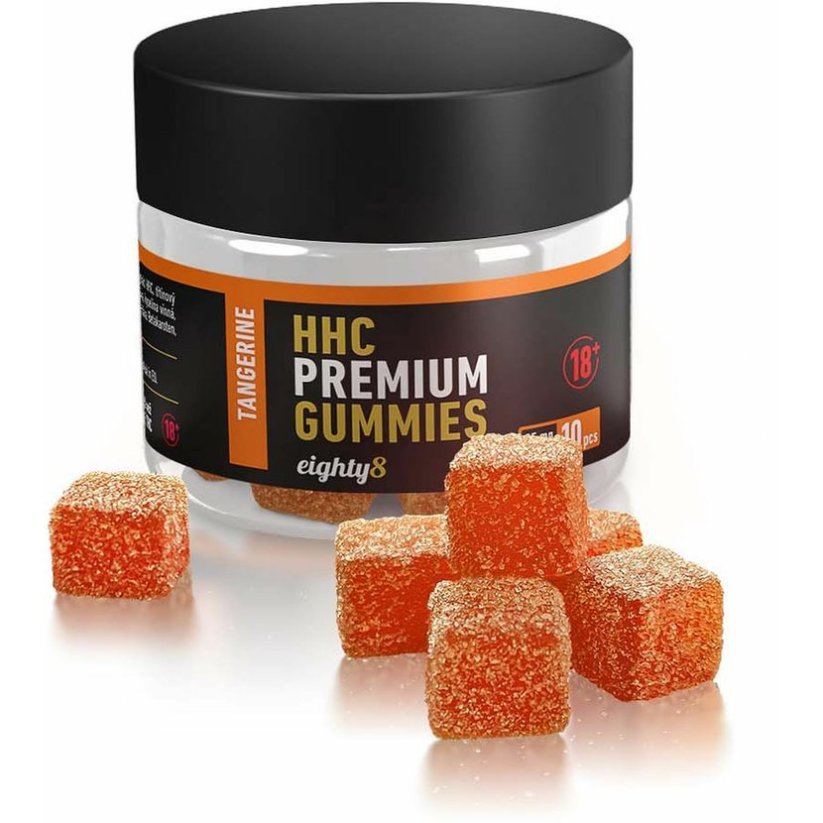 Eighty8 HHC kummies Tangerine, 10 tk, 250 mg