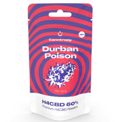 Canntropy H4CBD gėlių Durban Poison 60 %, 1 g - 5 g