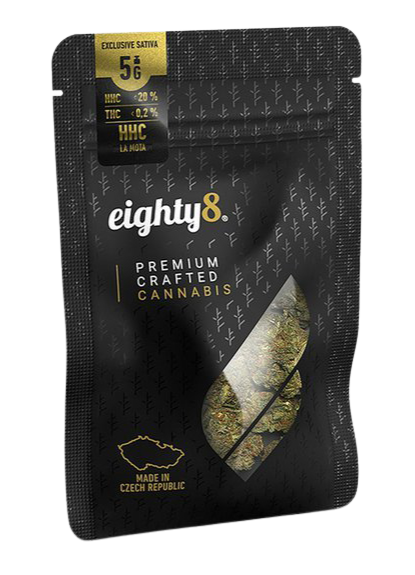 Eighty8 HHC flower 7th Heaven 20 %, THC inférieur à 0,2 %, 5 g