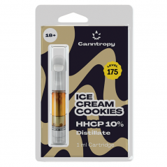 Canntropy HHCP Cartridge Ice Cream Cookies - 10 % HHCP, 85 % CBD, 1 ml