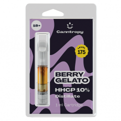 Canntropy HHCP Cartucho Berry Gelato - 10 % HHCP, 85 % CBD, 1 ml