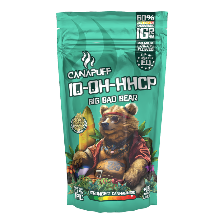 CanaPuff 10-OH-HHCP Flower Big Bad Bear, 10-OH-HHCP 60%, 1 - 5 g