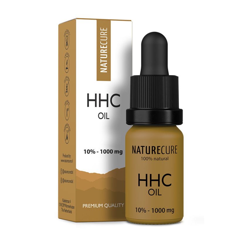 Nature cure HHC aceite 10 %, 1000 mg, 10 ml