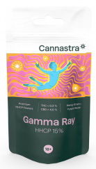 Cannastra HHCP Blomst Gamma Ray (Purple Haze) - HHCP 15 %, 1 g - 100 g
