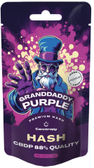 Canntropy CBDP Hash Granddaddy Purple, kvalita CBDP 88%, 1 g - 5 g