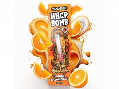 Canapuff HHCP Penna da Vapore BOMB Arancione Cremoso, 0,8 g HHCP, 2 ml
