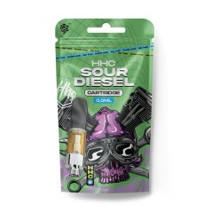 Češka CBD HHC kartuša Sour Diesel, 94 %, 0,5 ml