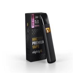 Eighty8 Superstrong HHC Vape Watermeloen, 89 % HHC, 10 % THCP, CCELL, 2 ml