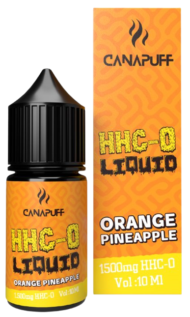 CanaPuff HHC-O nestemäinen appelsiini ananas, 1500 mg, 10 ml