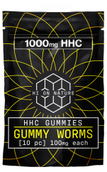 Hi on Nature HHC Gumijas košļājamās tārpiņi, 1000 mg, 10 gab.