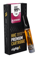 Eighty8 HHC-patruuna Mustikka - 99 % HHC, 1 ml