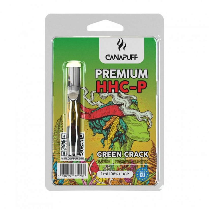 CanaPuff HHCP Cartouche Green Crack, HHCP 96 %, 1 ml