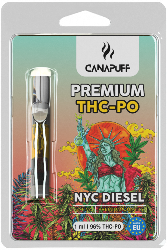 CanaPuff THCPO patruuna NYC Diesel, THCPO 96 % CanaPuff THCPO patruuna NYC Diesel, THCPO 79 %, 1 ml