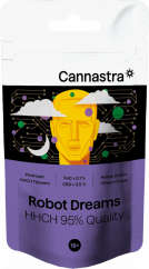 Cannastra HHCH Kukka Robot Dreams, HHCH 95% laatu, 1g - 100 g - 100 g