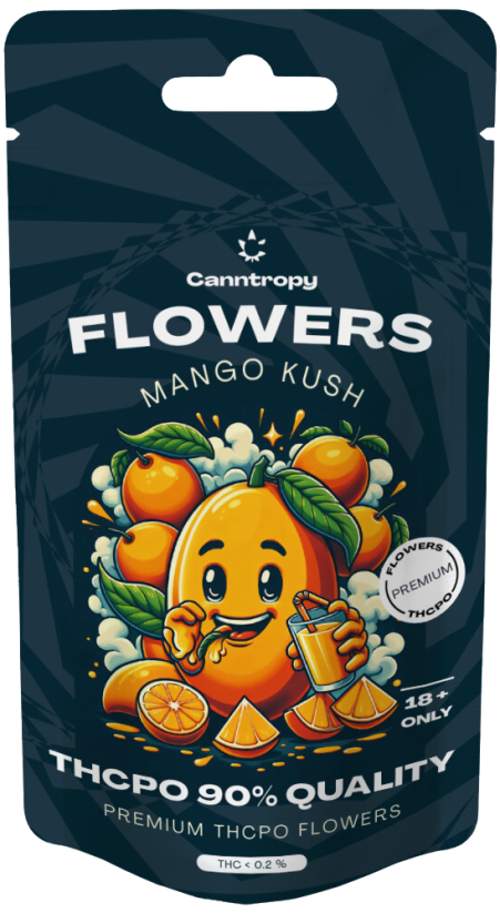 Canntropy THCPO Flower Mango Kush, THCPO Qualität 90 %, 1 g - 100 g