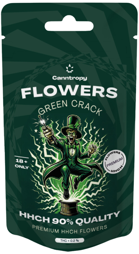Canntropy HHCH Flower Green Crack, HHCH kokybė 90 %, 1 g - 100 g